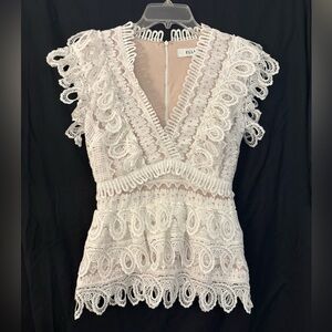 Elliatt Ivory Lace Blouse